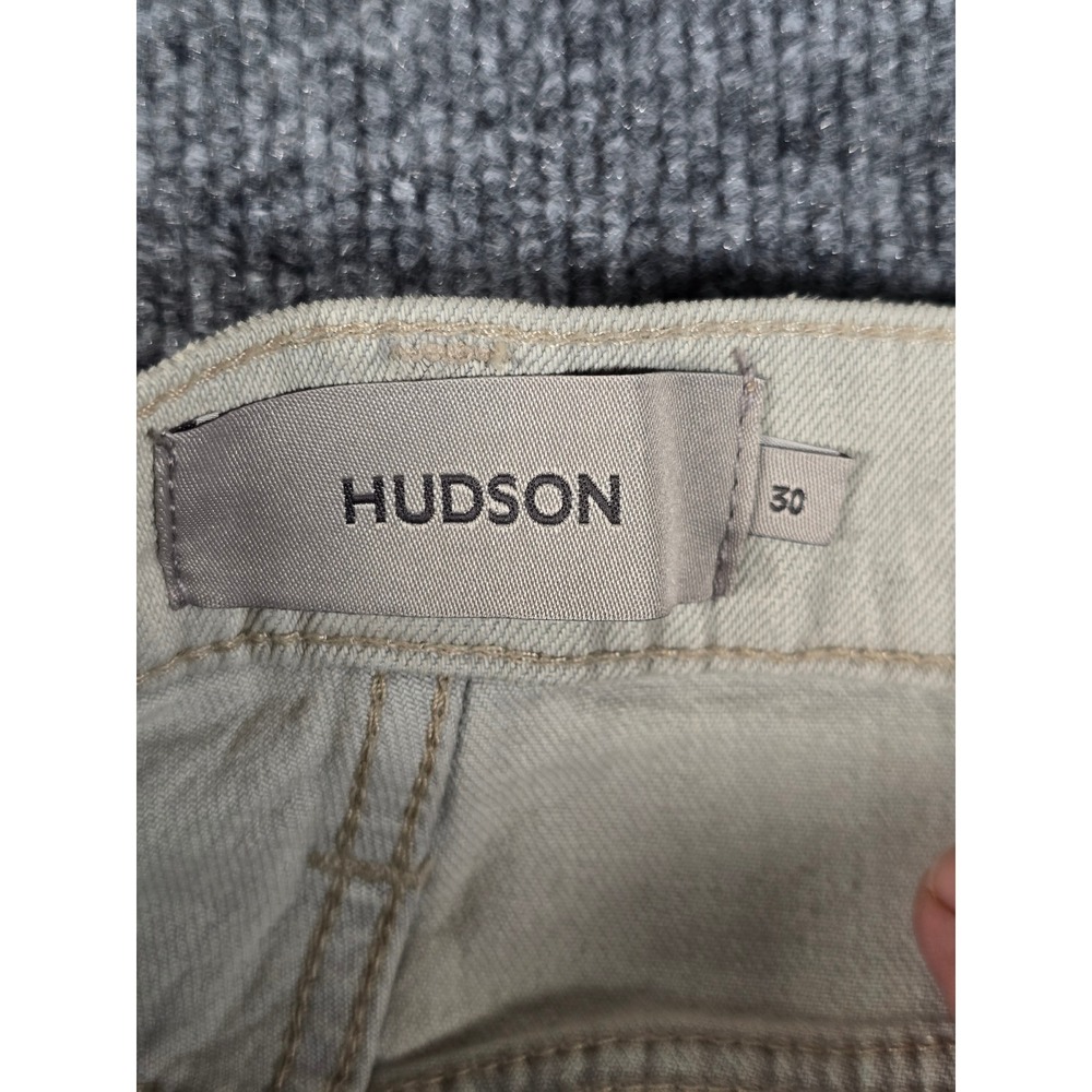 NEW Hudson Men's Carpenter Shorts Tan Painter Distressed Size 30 splatter paint‎ - Picture 13 of 14